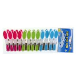 SET 12 SILICONE PEGS