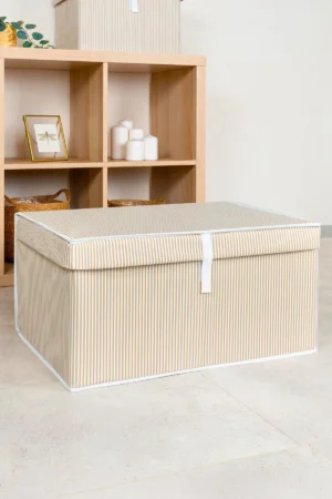 ΥΦΑΣΜΑΤΙΝΟ ΚΑΛΑΘΙ ΑΠΟΘΗΚΕΥΣΗΣ 50Χ40Χ30CM ΜΠΕΖ ΥΦΑΣΜΑΤΙΝΟ ΚΑΛΑΘΙ ΑΠΟΘΗΚΕΥΣΗΣ 50Χ40Χ30CM ΜΠΕΖ